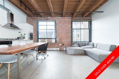 GASTOWN Condo for sale: KORET LOFTS 1 bedroom 720 sq.ft. (Listed 2017-06-06)